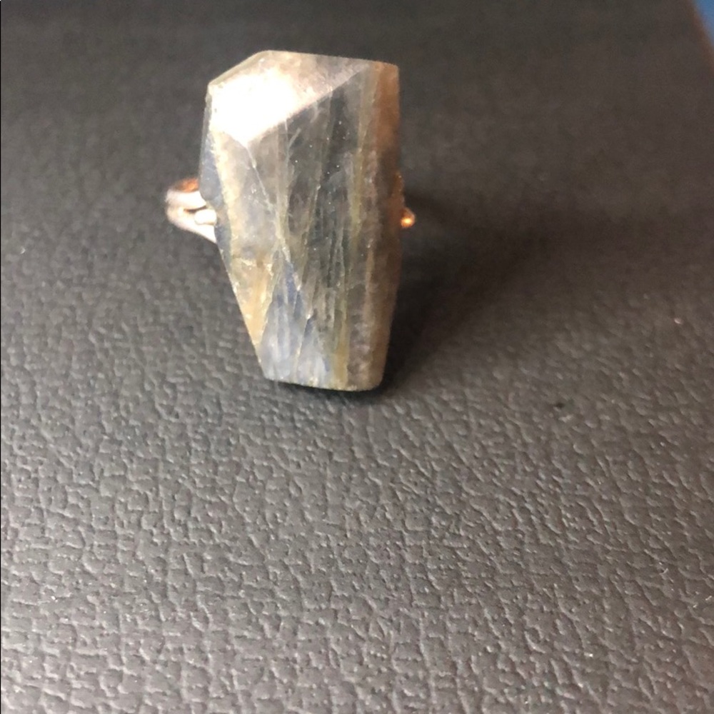 Labradorite Geode & Sterling Silver Rough … - Picture 3 of 6